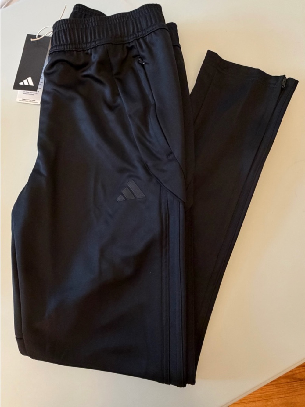 Adidas Boys Youth Black Athletic Track Pants